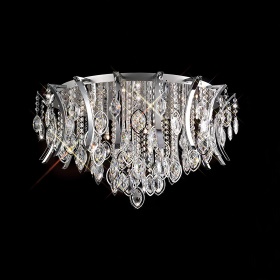 IL30534  Mios Crystal Ceiling 15 Light